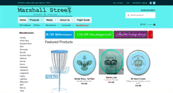 Desktop Screenshot of marshallstreetdiscgolf.com